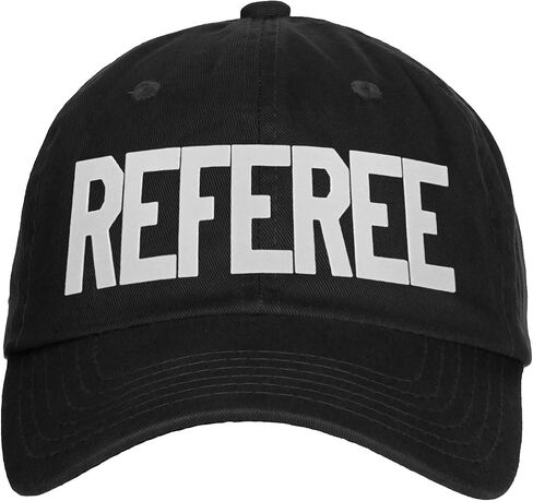 Classic Referee Hat Premium Cotton Low Profile Unstructured Adjustable Strapback in Saudi Arabia