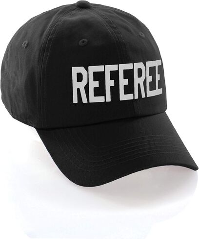 Classic Referee Hat Premium Cotton Low Profile Unstructured Adjustable Strapback in Saudi Arabia