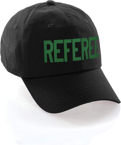 Classic Referee Hat Premium Cotton Low Profile Unstructured Adjustable Strapback in Saudi Arabia
