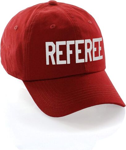 Classic Referee Hat Premium Cotton Low Profile Unstructured Adjustable Strapback in Saudi Arabia