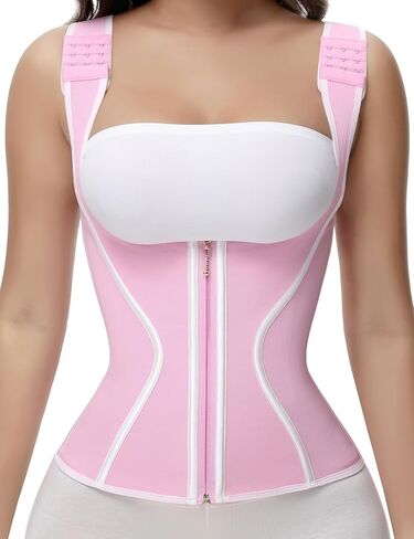 SHAPSHE Waist Trainer High Compression Cincher for Women Tummy Control Sport Workout Hourglass Body Shaper Vest with Straps in Kuwait
