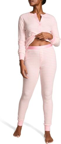 Victoria's Secret Thermal Pajama Set, Long Sleeve Shirt and Pants, Sleepwear for Women (XS-XXL) in Saudi Arabia