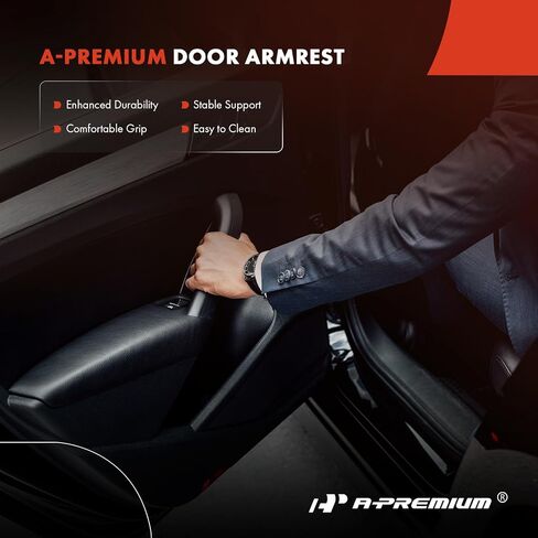 A-Premium Door Armrest Compatible with BMW 325i 325xi 330i 2006, 328i xDrive 2009-2012, 328xi 2007-2008, 335d 2009-2011, 335i xDrive, 335xi, Front or Rear Right Side, Black in Saudi Arabia