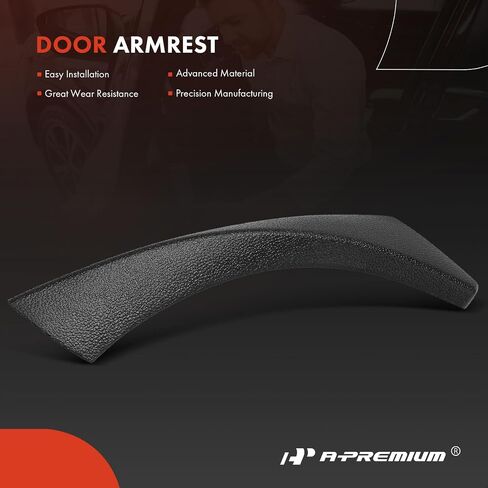 A-Premium Door Armrest Compatible with BMW 325i 325xi 330i 2006, 328i xDrive 2009-2012, 328xi 2007-2008, 335d 2009-2011, 335i xDrive, 335xi, Front or Rear Right Side, Black in Saudi Arabia