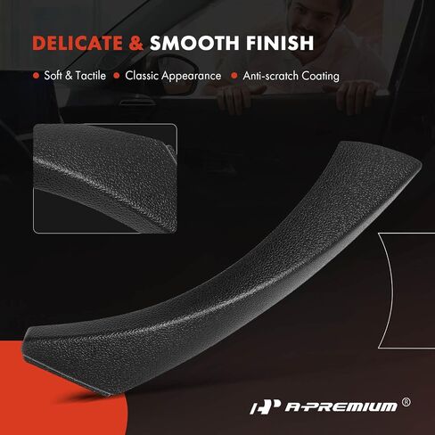 A-Premium Door Armrest Compatible with BMW 325i 325xi 330i 2006, 328i xDrive 2009-2012, 328xi 2007-2008, 335d 2009-2011, 335i xDrive, 335xi, Front or Rear Right Side, Black in Saudi Arabia