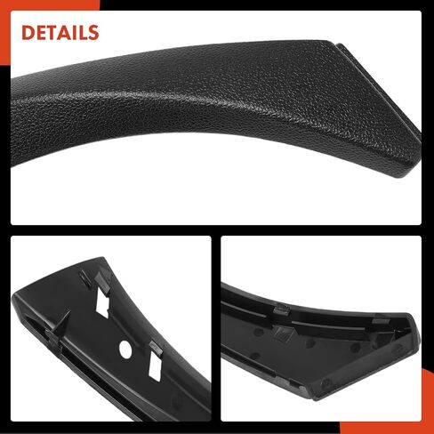 A-Premium Door Armrest Compatible with BMW 325i 325xi 330i 2006, 328i xDrive 2009-2012, 328xi 2007-2008, 335d 2009-2011, 335i xDrive, 335xi, Front or Rear Right Side, Black in Saudi Arabia