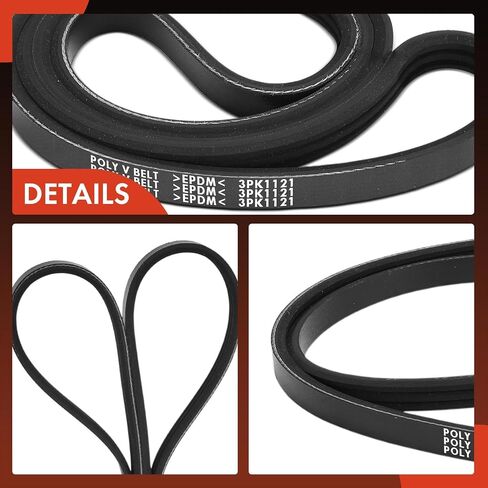 A-Premium Engine Serpentine Drive Belt Compatible with Toyota Prius 2001 2002 2003, L4 1.5L in Saudi Arabia