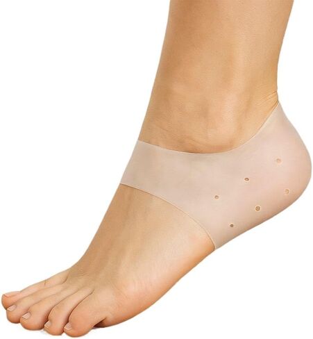 Silicone Heel Protectors, Gel Guard for Women and Men Moisturizing Relief Blister, Cracked Foot, Plantar Fasciitis, Soft Cushion Support Protective Insert Sleeve in Saudi Arabia