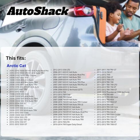 AutoShack Front Right CV Axle Shaft Assembly Replacement for 2006 Arctic Cat 400 4x4 Auto TBX 2006 Arctic Cat 500 4x4 Auto TBX 2006 Arctic Cat 650 V-2 4x4 Auto Passenger Side ADSKARC8018 in Saudi Arabia
