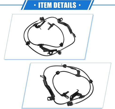 ABS Wheel Speed Sensor Compatible for Toyota Corolla 2019-2022, Custom Plastic Black Front Left Driver Side ABS Sensor No.8954312110/8954302160 in Saudi Arabia