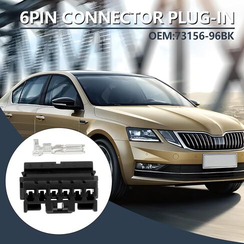 SING F LTD 2 مجموعات موصل التوصيل المقبس 6 سلك Multilock ذكر التوصيل موصل تجعيد اتصال متوافق مع ديفيدسون، OEM 73156-96BK in Kuwait