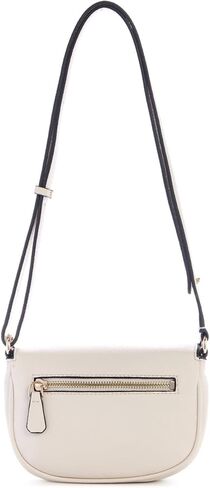 GUESS Calebra Mini Convertible Crossbody Flap, Off White in Saudi Arabia