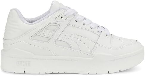 PUMA Kids Boys Slipstream Leather Lace Up Sneakers Shoes Casual - White in Saudi Arabia