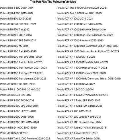 غطاء غاز من الألومنيوم من Tusk Billet أسود/فضي - يناسب: Polaris RANGER RZR XP 1000 2014-2019 in Saudi Arabia