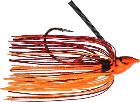 طُعم صيد السمك Strike King (HAHCJ12-135) Hack Attack Jig، 135 - Falcon Lake Craw، 1/2 أونصة، شكل رأس مبتكر مع واقي من الأعشاب شديد التحمل in Kuwait