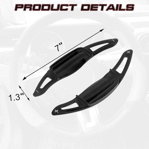 x xotic tech Red Aluminum Paddle Shifter Extensions Interior Shift Cover Trim Compatible with Toyota Camry 2018-up, RAV4 2019-up, Avalon 2019-up, Corolla 2019-up (Not for GR) in Saudi Arabia