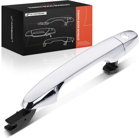 A-Premium Front Left Driver Side Exterior Door Handle with Keyhole Compatible with Honda CR-V CRV 2012-2016, Civic 2012-2015, Without Passive Entry, Chrome, Replace# 72141TR0A11CHR-FL, 72181TR0A11CHR in Saudi Arabia