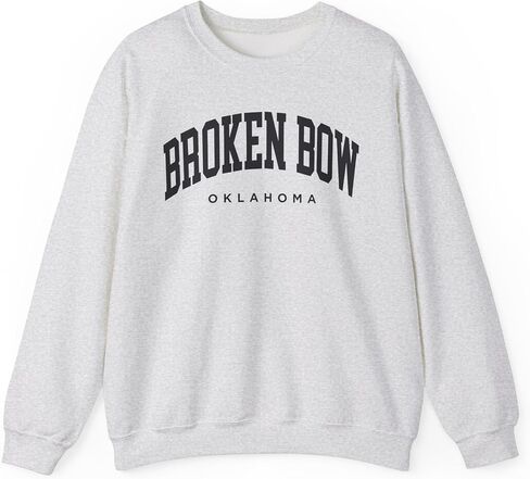 Broken Bow Oklahoma Adult Unisex Crewneck Sweatshirt in Saudi Arabia
