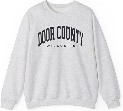 Door County Wisconsin Adult Unisex Crewneck Sweatshirt in Saudi Arabia