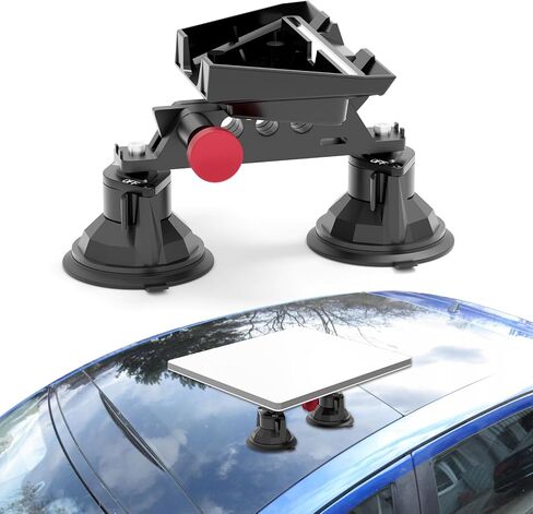 Starlink Mini Mount for RV Ladder, Starlink Mounting Kit with Adjustable Starlink Pipe Adapter, Camper Roof Railing Mount Installation Range 0.8-1.1" in Saudi Arabia