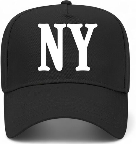 NY Serif Vintage Trucker Hat | New York | Premium Adjustable Snapback Baseball Hat for Men & Women in Saudi Arabia
