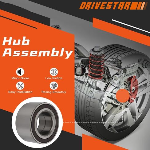 [عبوة من قطعتين] محمل محور العجلة الأمامية DRIVESTAR 510082 لسيارة Audi Q7 07-15، لاند روفر رينج روفر 03-18، بورش كايين 03-06/08-12، فولكس فاجن طوارق 2004-2017 in Saudi Arabia