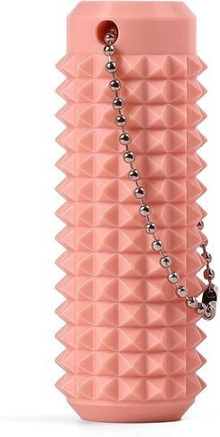 Spiky Textured Grip Keychain with Roller Design, Unique Metal Key Chain Accessory for Everyday Carry in Saudi Arabia
