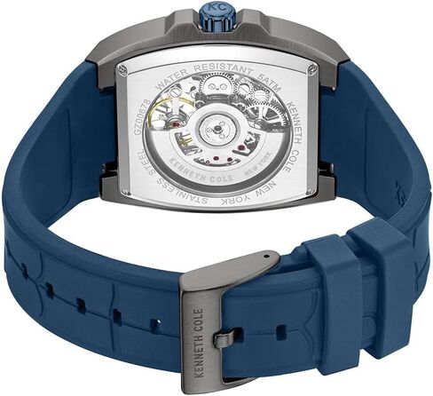 ساعة كينيث كول نيويورك أوتوماتيكية للرجال - قرص هيكلي، هيكل منحني، طراز معاصر in Kuwait
