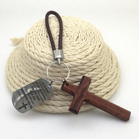 Christian Bible Keychains Religious Keychain Set Cross Bible Verse Gifts Keychain Religious Gift for Christian in Saudi Arabia