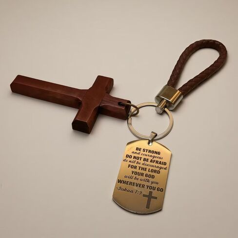 Christian Bible Keychains Religious Keychain Set Cross Bible Verse Gifts Keychain Religious Gift for Christian in Saudi Arabia