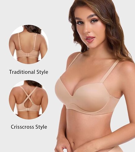 دفعت Lemorosy للسيدات حمالة الصدر اللاسلكية مريحة لا تراجع تحت الأسلاك مبطنة بالدعم والرفع in Kuwait