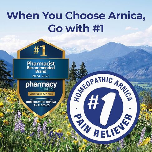 Boiron Arnicare Gel 4.2 oz (Twin Pack) for Joint Pain Relief, Muscle Pain, Muscle Soreness, and Swelling from Bruises or Injury - Non-Greasy and Fragrance-Free Arnica in Saudi Arabia