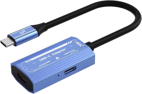 hdmi to USB c Cable Adapter with PD100W,4K60Hz USB-C Thunderbolt 3 Adapter for New MacBook Pro,Mac,Surface,Xreal Air,Rokid,VITURE,RayNeo AR/VR Smart Glasses Adapter in Saudi Arabia