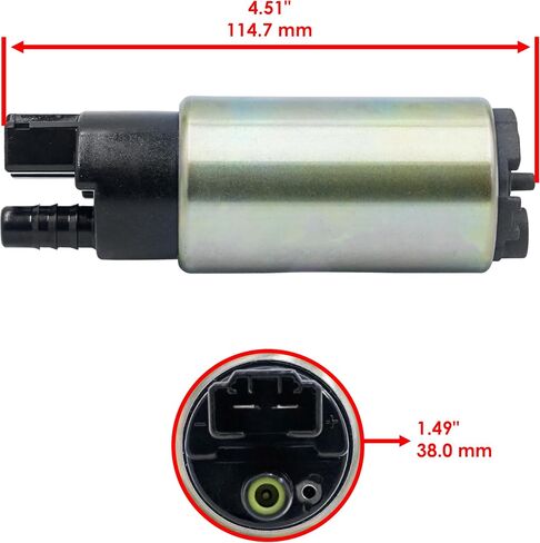 Caltric Fuel Intank Pump Compatible with Honda Cbr954Rr Cbr-954Rr Cbr954 Rr 2002 2003 in Saudi Arabia