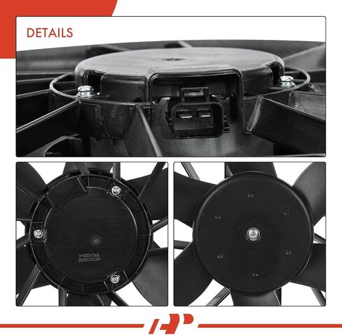 A-Premium Engine Coolant Radiator & Cooling Fan Assembly Compatible with Dodge Grand Caravan 2008-2020 & Chrysler Town & Country 2008-2016 & Volkswagen Routan 2009-2014 & Ram C/V 2012-2015, 2-PC Set in Saudi Arabia