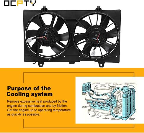 مجموعة مروحة تبريد بديلة من OCPTY لـ 621770 674-50239 NI3117101 بديل مناسب لـ 2007-2012 لنيسان سنترا in Saudi Arabia