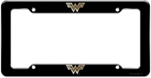 GRAPHICS & MORE Wonder Woman 1984 Golden Logo License Plate Tag Frame in Saudi Arabia