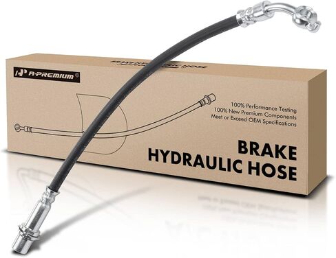 A-Premium Front Driver Brake Hydraulic Hose Compatible with Select Lexus Models - IS250 2006-2013, AWD Only - Replace# 9094702E49 in Saudi Arabia