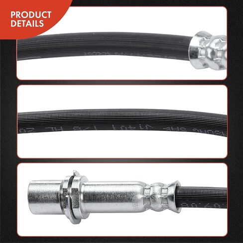 A-Premium Front Driver Brake Hydraulic Hose Compatible with Select Lexus Models - IS250 2006-2013, AWD Only - Replace# 9094702E49 in Saudi Arabia