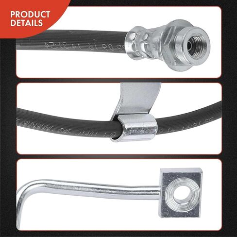 خرطوم هيدروليكي لفرامل الراكب الأمامي A-Premium متوافق مع موديلات Ford مختارة - لـ F-250 Super Duty، لـ F-350 Super Duty 2013-2016، RWD فقط - استبدال # DC3Z2078M in Saudi Arabia