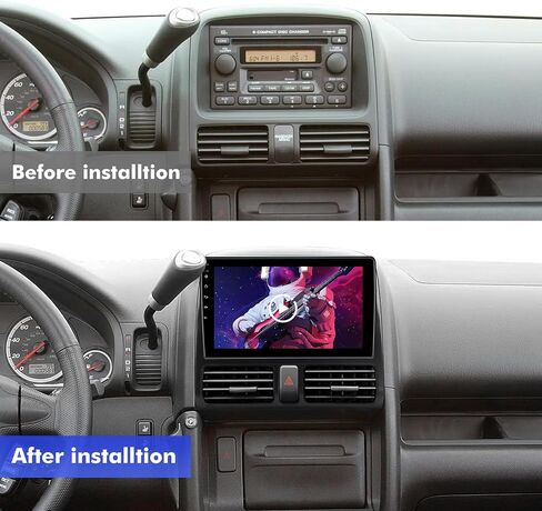 9 Inch IPS Touchscreen Android 12 Car Stereo for Honda CR-V 2002-2006 with Wireless CarPlay & Android Auto 2+32GB Car Radio, Support GPS, WiFi 6, Bluetooth 5.4, FM Radio, Backup Camera, SWC, Dual USB in Saudi Arabia