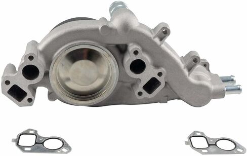 Melling Water Pump, Mechanical, Black Pulley, 4.73 in Hub Height, Aluminum, Natural in Saudi Arabia