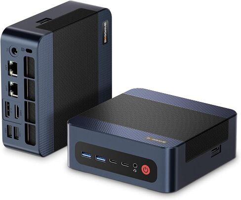 Mini PC i7, Intel Core i7 12700H(14C/20T, Turbo 4.7GHz) 32GB DDR4 RAM 512GB SSD,Small Desktop Computer Dual LAN/4X USB3.2/HDMI/DP/USB-C/WiFi6E/BT5.2 in Kuwait