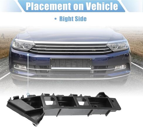X AUTOHAUX غطاء المصد الأمامي الأيمن رقم 561807184A لسيارة Volkswagen Passat 2012-2015 in Saudi Arabia