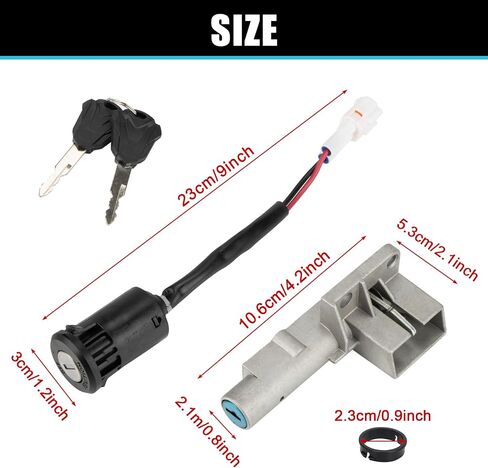 Motorcycle Ignition Key Switch Set, PSLER Ebike Ignition Switch with Key for Surron Light Bee X Sur Ron Light Bee S Electric Dirt Bike Key Ignition for Ebike in Saudi Arabia