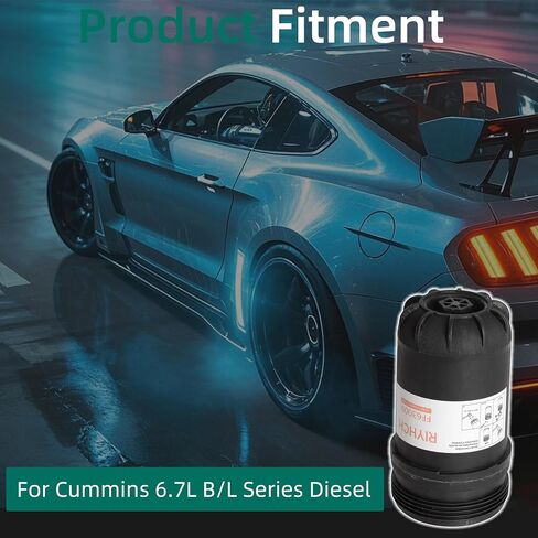2 قطعة فلتر الوقود BF63000 - ترشيح 10 ميكرون لمحركات الديزل من سلسلة Cummins 6.7L B/L | يستبدل FF63008، FF63054NN in Saudi Arabia