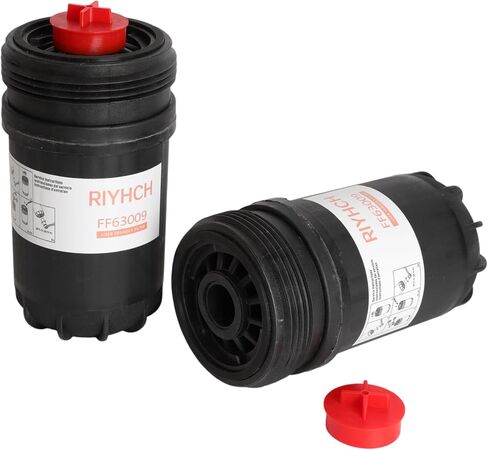 2 قطعة فلتر الوقود BF63000 - ترشيح 10 ميكرون لمحركات الديزل من سلسلة Cummins 6.7L B/L | يستبدل FF63008، FF63054NN in Saudi Arabia