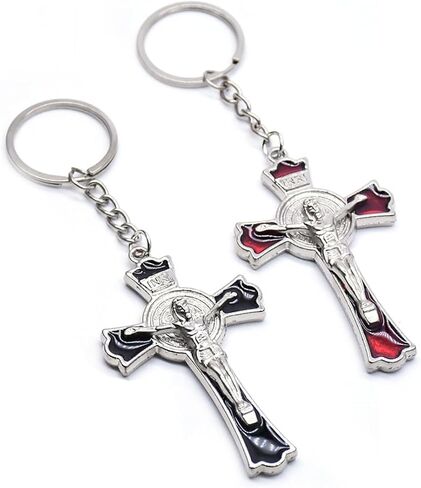 Catholic Holy Trinity Cross Keychain Catholic Car Key Accessories in Kuwait