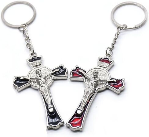 Catholic Holy Trinity Cross Keychain Catholic Car Key Accessories in Kuwait