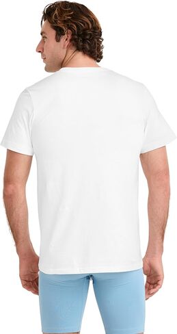 Jockey Men's Undershirt Big & Tall Classic Crew Neck Undershirt- 6 Pack, White, 2XL in Saudi Arabia
